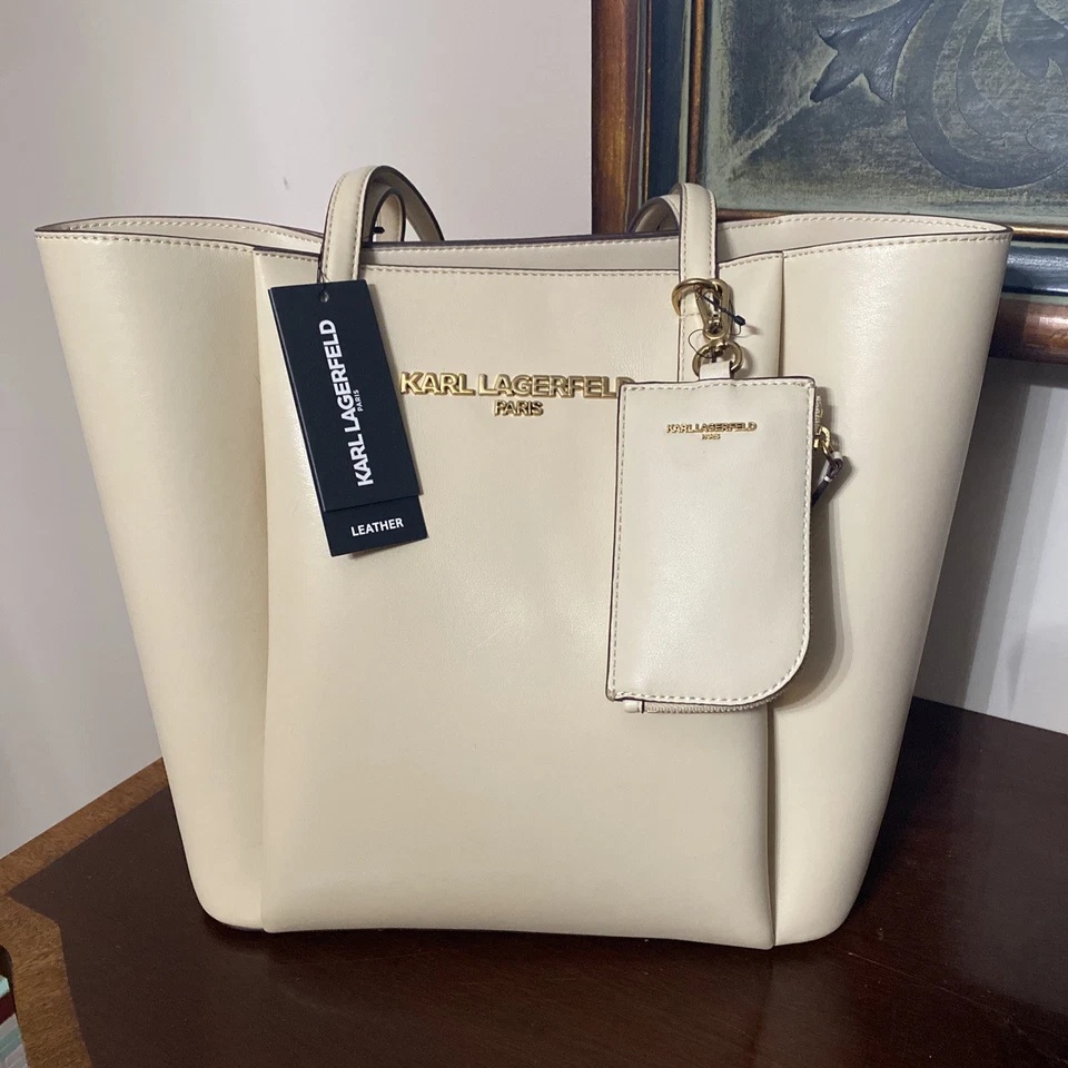 Bolso/cartera de cuero Karl Lagerfeld con bolso extra nuevo con etiquetas Foto 2 de 4