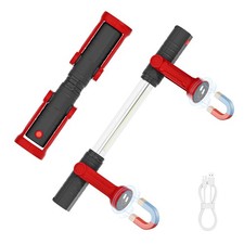 Retractable Cordless Magnetic Work Light Bar, 600LM Rechargeable Light for Ga...
