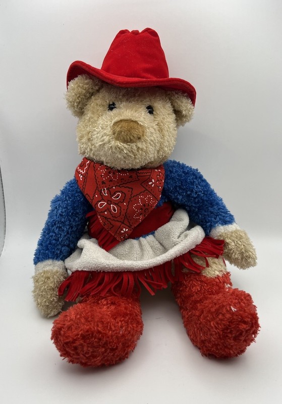 COWGIRL Teddy DOUGLAS Cuddle w/tag Plush 11" beanbag, Cannot Find Another Online