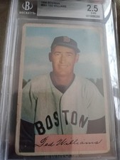 1954 bowman baseball ted williams bgs professional grading