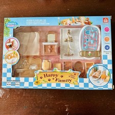 1:12 Dollhouse Bathroom Furniture Set DIY Pla...