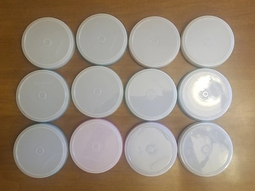 Vintage Tupperware Pastello Carro Ruota Bicchieri Sottobicchieri Porta Caddy LOTTO 2 Set - Foto 5 di 7