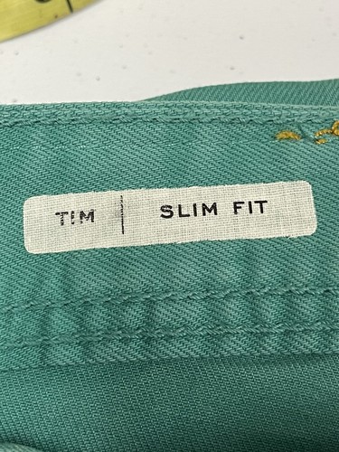 Jack Jones Shorts Mens Size 29 Green Denim Jean New Stretch Button Fly Slim N47 - Picture 5 of 8