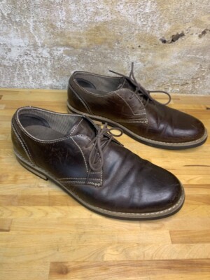 Original Penguin by Munsingwear Men’s Brown Leather Waylon Oxford Shoes Sz 