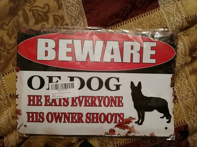 Beware Of Dog Sign