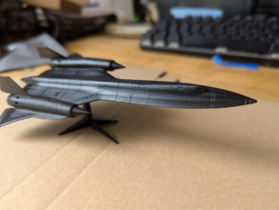 Lockheed Martin SR-71 Blackbird detailed model.