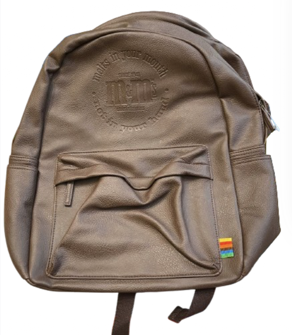 M&M's World Brown Melts in Your Mouth Not in Your Hand Backpack