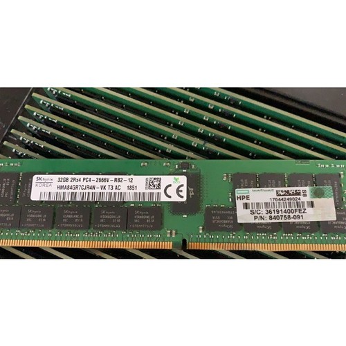HPE DL380 Gen10 DL380G10 Server Speicher 32GB 2RX4 2666V-R