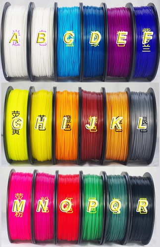 1x Mini 3D Printer Filament 1.75mm 3mm PLA 100g RepRap MarkerBot doodle - Picture 1 of 23