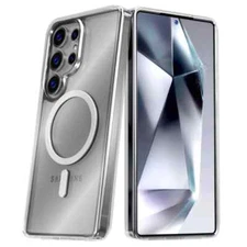 For Samsung Galaxy S25 Ultra S25+ S25 Clear Case Shockproof TPU MagSafe Cover