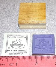 Duck Toy Rubber Stamp Single Children Kids Babies New by Stampin Up Love Notes
