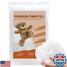 JNENERY 60g/2.11OZ Fiber Fill Stuffing, Stuffing for Stuffed Animals, Recycle