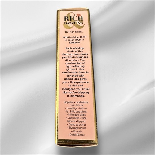 Too Faced Rich & Dazzling High Shine Lip Gloss Sunset Crush Travel Size 3.5g-NIB - Picture 5 of 6