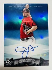 2014 Bowman Platinum #AP-JB Jake Barrett Autographs Blue Refractors #/199