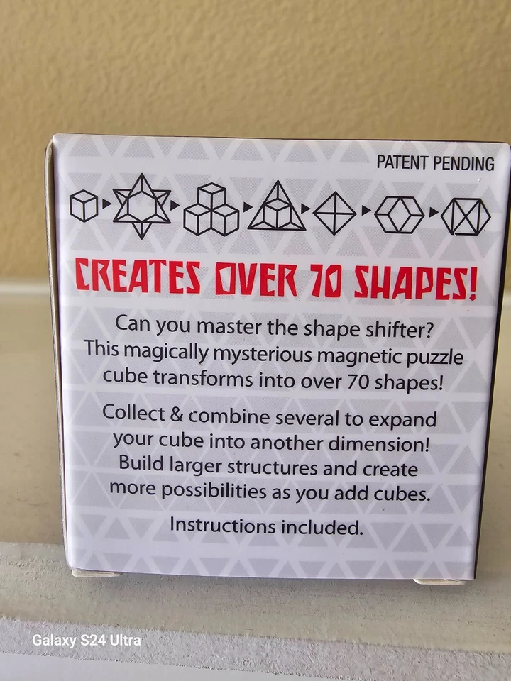 NUEVO Shashibo Crea Más de 70 Formas Blanco y Negro Foto 3 de 4