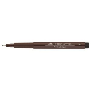 Faber-castell pitt artist Super Fine pen sepia (4005401671756)