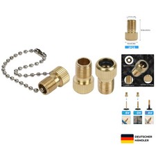 Fahrradventil Adapter Messing 3 Stück Dichtungsring für Reifensicherheit