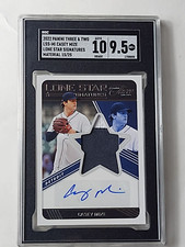2022 PANINI THREE & TWO CASEY MIZE LONE STAR SGC 9.5 AUTO PATCH JERSEY #15/25