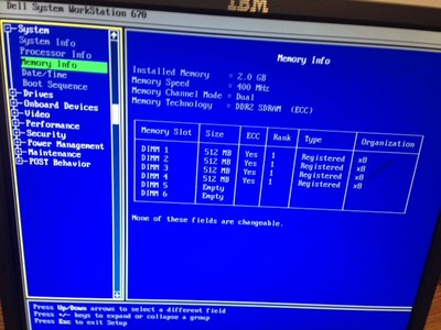 DELL PRECISION 670 WORKSTATION COMPUTER 3GHZ CPU 2GB 160GB
