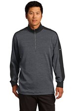 Nike Men's Golf Dri-Fit 1/2-Zip Pullover Black Heather Sz XL 578673-032