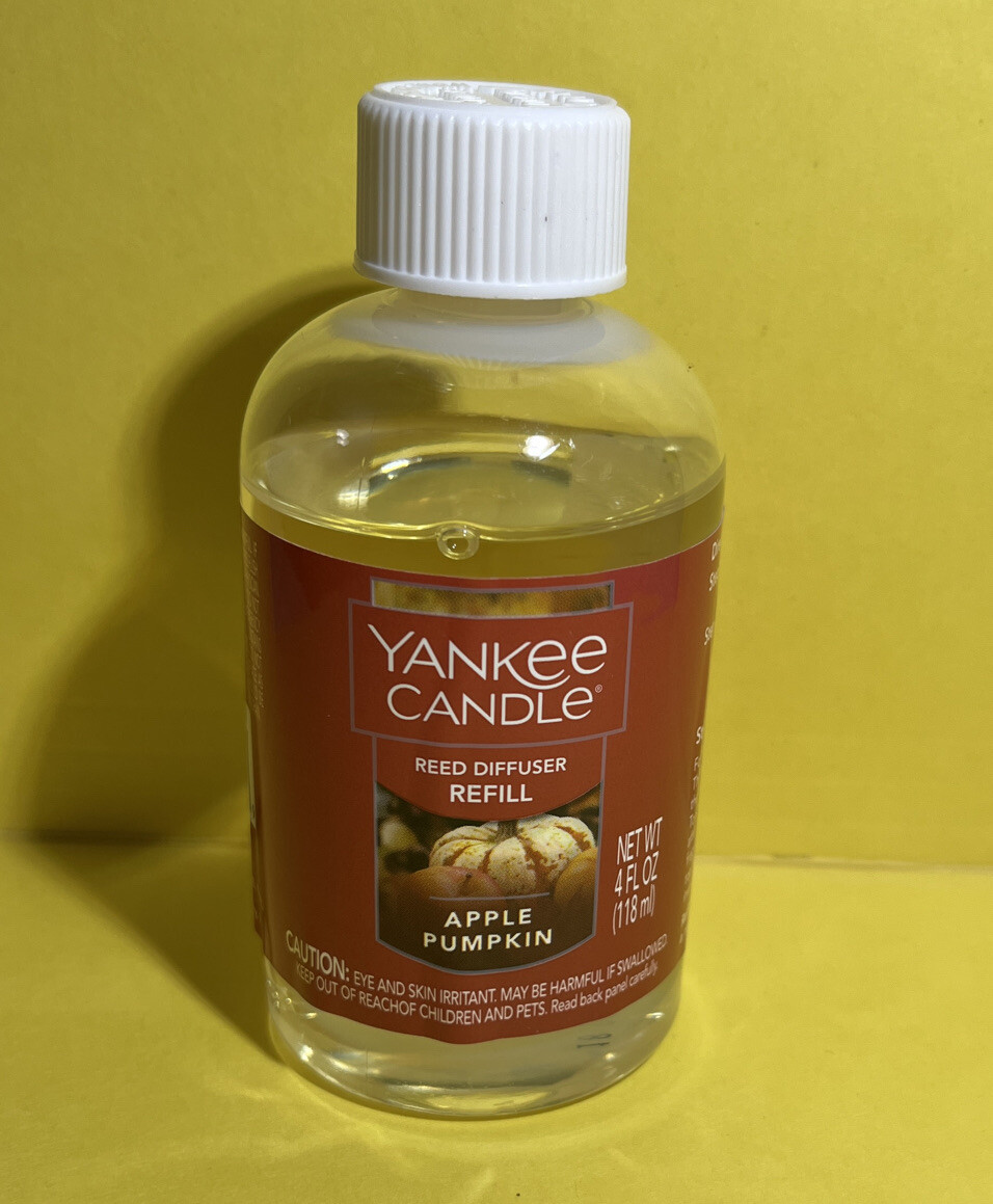 Red Yankee Candle Reed Diffuser Yankee Candle Reed Diffuser Apple Pumpkin refill 4oz New Fall Scent | eBay