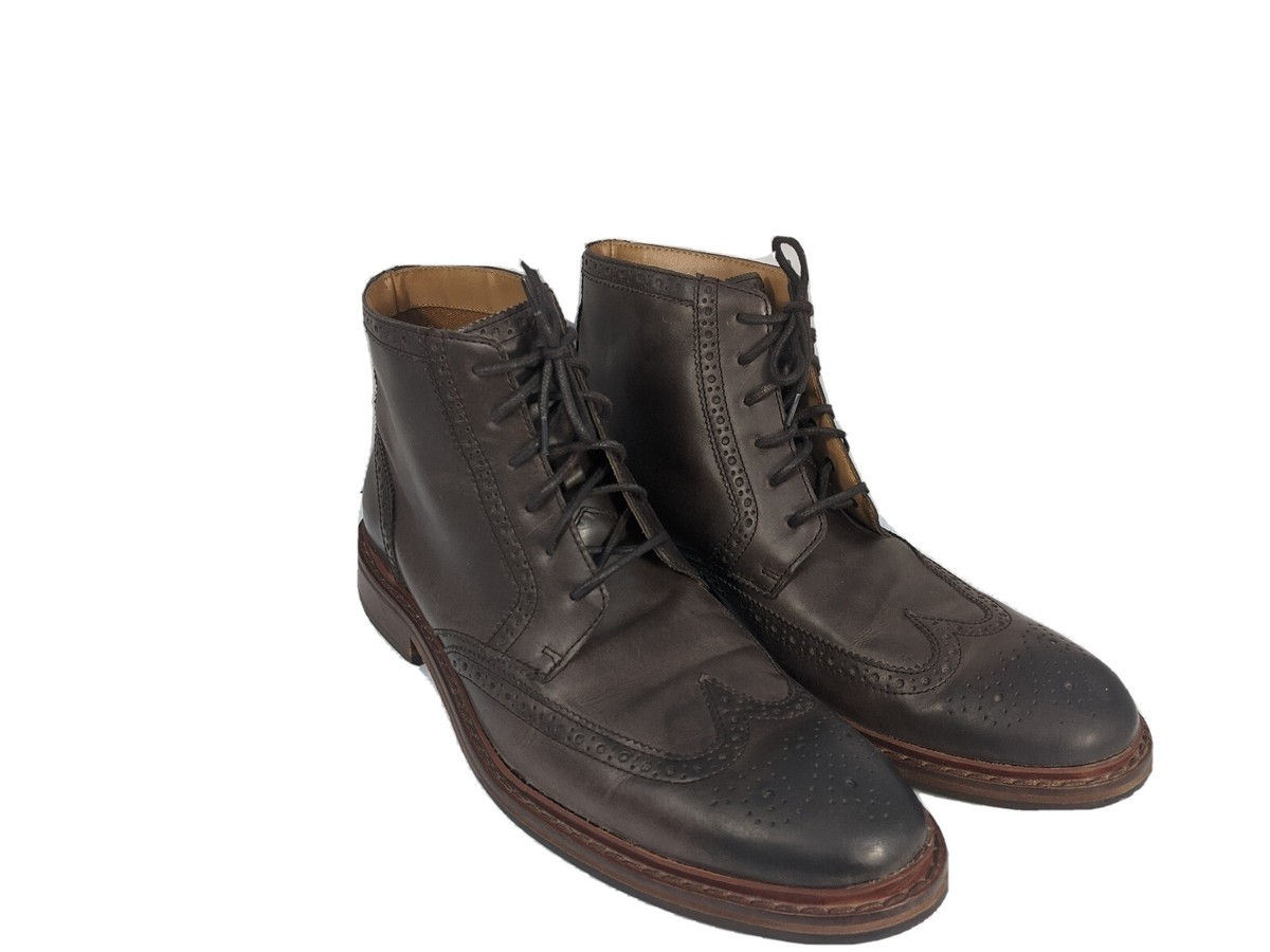 Mens Cole‎ Haan Williams Welt Chukka Boots Size 11 M Brown Leather Lace Up Boot Cole Haan Black Leather Chukka Boots with Brown Welt main image 4