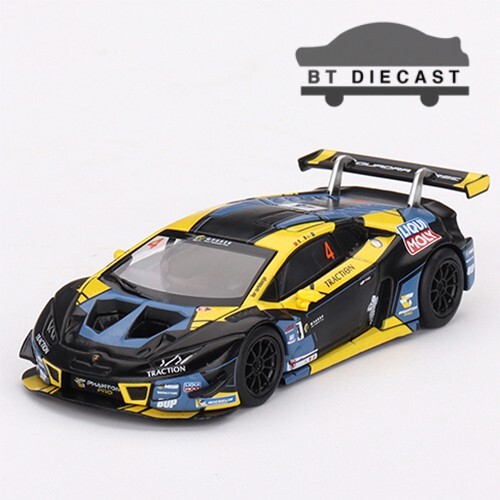 MINI GT LAMBORGHINI HURACAN GT3 EVO #4 2022 MACAU GT CUP 3RD PLACE