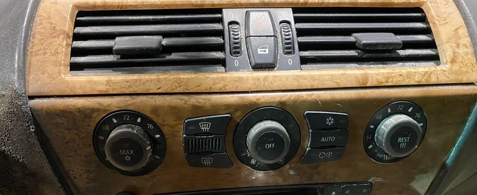 04 BMW 645CI calefacción aire acondicionado control Foto 2 de 4