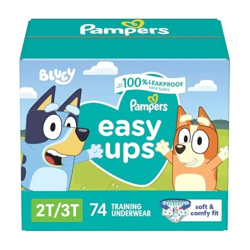 Pampers Easy Ups Potty Training Underwear for Boys Girls Bluey My Little Pony