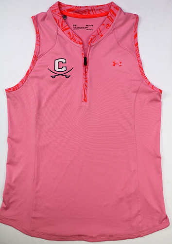 Under Armour Womens Cleveland Cavaliers Tank Top Pink Sleeveless Workout Shirt M - Picture 2 of 8