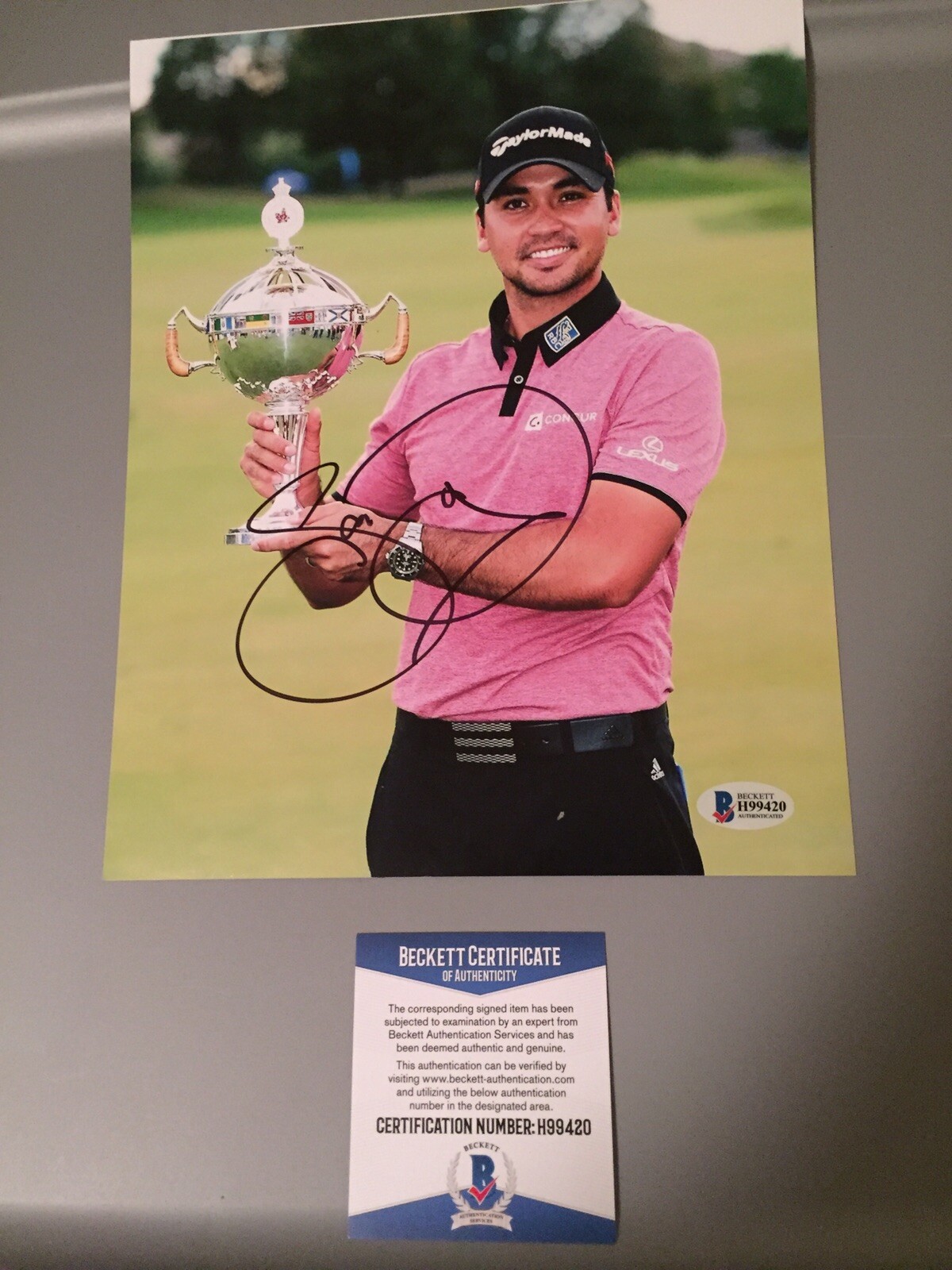 Jason Day Autographed Signed 8x10 Photo Picture Beckett Coa 