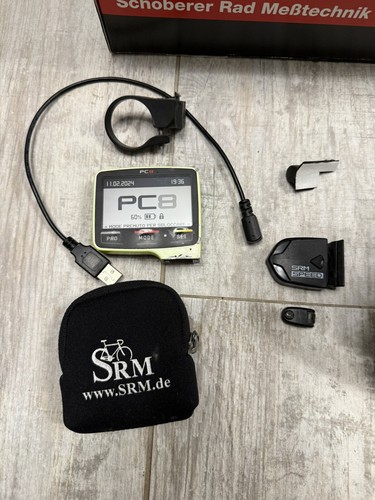 SHIMANO 9000 FC-SR70 DURA ACE SRM Potenza velocità SRM PC8 53-39 172,5 Bat nuova - Foto 2 di 24