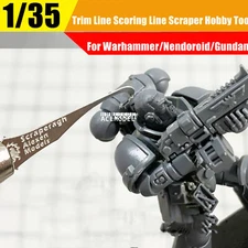 1/35 Trim Line Scoring Line Scraper Hobby Tool for Warhammer/Nendoroid/Gundam