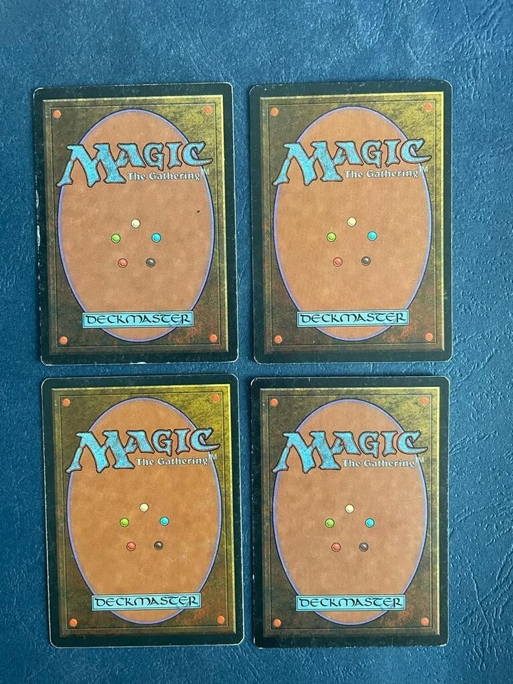 MTG 4X GERMAN MIRAGE MIND HARNESS PLAYED MAGIC THE GATHERING BLUE UNCOMMON - Image 4 of 4