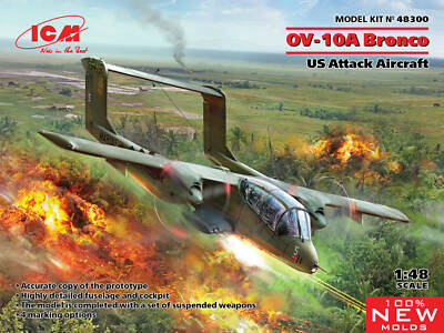 ICM 48300 US Attack Aircraft OV-10А Bronco 1/48