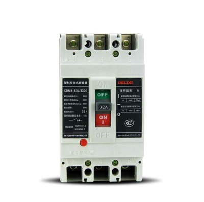 Delixi CDM1-63L/3300 CDM163L/3300 3P Circuit Breaker Brand