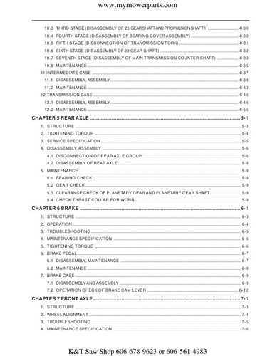 Cub Cadet 8354 8404 Service Manual | CD OR USB - Picture 4 of 10