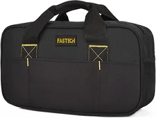 Heavy Duty Tool Bag 14-Inch, Wide Mouth Tool Tote Bag, Waterproof Tool Organizer