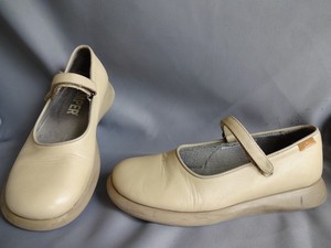 Camper Chaussure Sandale Babies Femme Fille Cuir Ivoire Ecru Babyes Shoes Pt 36 Ebay