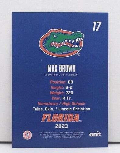 🏈🏈 GATORS ONIT University of Florida Football Pick your single card 2023 🏈 - Picture 50 of 190