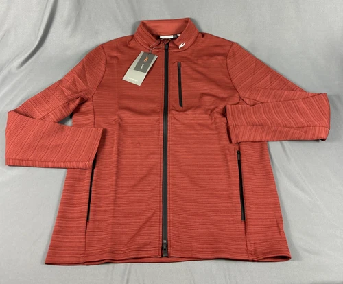 KJUS Golf Jacket Colton Midlayer XL 54 Cedar Red Polyester Spandex NWT MSRP $279 video thumbnail
