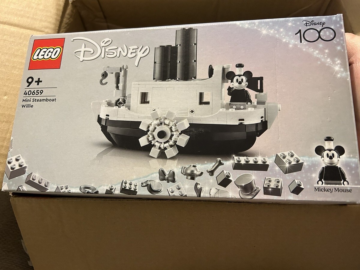 Lego 40659 Disney 100 Years Mini Steamboat Willie Exclusive New