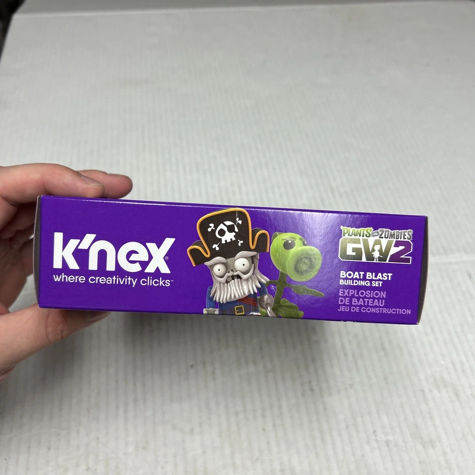 KNEX Plants vs Zombies Boat Blast Building Set New Never Opened Rare - Image 4 of 4