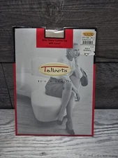 NOS Talbots Pantyhose Seashell Size A Silky Sheer Control Top Sandal Toe