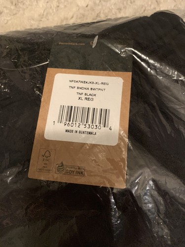 Pantalón deportivo Supreme TNF Bandana negro con azul nuevo paquete sin abrir SS22 - Imagen 3 de 5