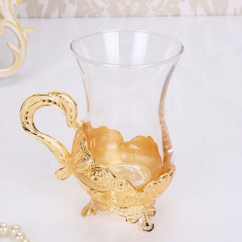 Turkish Tea Glasses Set Decorative Serving Teacups Turkish Tea Glass Cups - Picture 6 of 12