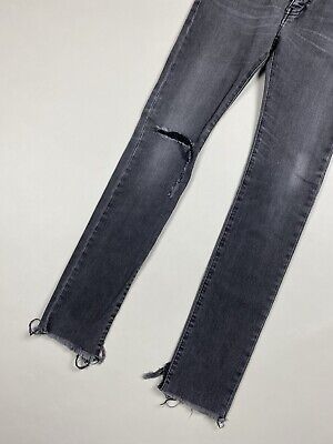 Balenciaga ladies distressed denim skinny biker jeans size Balenciaga ladies distressed denim skinny biker jeans size