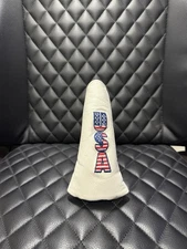 Stitch Golf USA Leather Blade Putter Cover EUC RARE vintage 🇺🇸