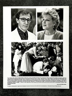 SZENEN AUS EINEM EINKAUFSZENTRUM Original 1991 Film Film Pressefoto WOODY ALLEN BETTE MIDLER
