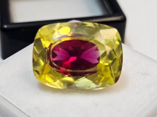 Natural Pitambari Sapphire Cushion Cut 10 Ct Certified Loose Gemstone FR-006